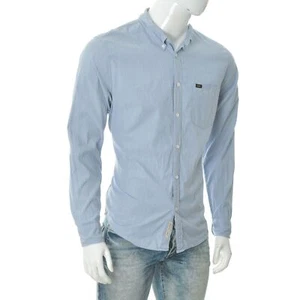 Lee Regular Fit Men's One-Pocket Flannel Shirt Button Up Long Sleeve Size XL - Picture 1 of 9