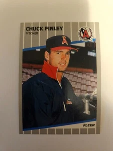 1989 FLEER CHUCK FINLEY #477 NM - Picture 1 of 1