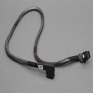 Dell PowerEdge R710 Server PERC H200 H700 Mini-SAS to Right Angle SFF-8087 Cable - Picture 1 of 4