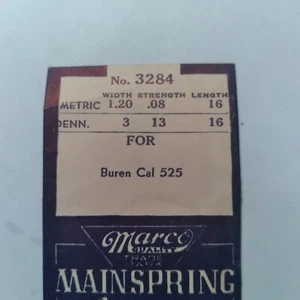 Marco 3284  main Spring 1.20   .08  16  in. buren 525  b31 - Picture 1 of 1