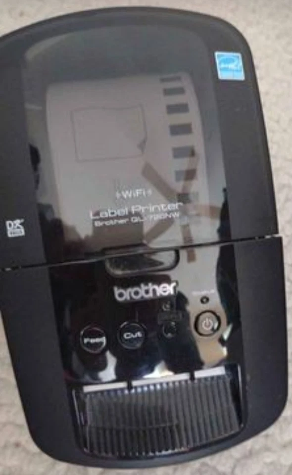 Brother QL-720NW Label Thermal Printer with cords - Image 1 of 3
