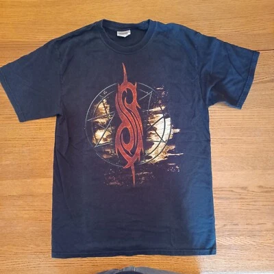 Vintage SLIPKNOT Logo T-Shirt – Early 2000s, Medium, Short Sleeve - Image 1 of 4