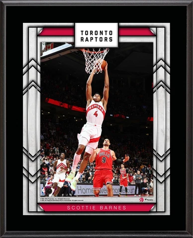 Scottie Barnes Toronto Raptors 10.5" x 13" Sublimated Player Plaque Cover