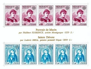 EUROPA CEPT. AÑO 1975 MÓNACO HOJA BLOQUE .HB. PERFECTA SIN USAR - Imagen 1 de 1