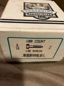 5/16 in. x 2 in. Hex Lag Screws (93-Pack) - Picture 1 of 2
