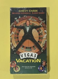 Chevy Chase Vegas Vacation VHS Tape New Sealed Watermark - Imagen 1 de 6