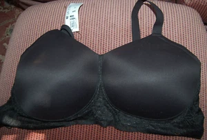 M&S Post Surgery Bra Black Non Wired UK 34H EUR 75K BNWT - Picture 1 of 2