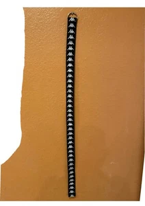 CINTURÓN BANDA KAPPA 222 BLANCO Y NEGRO ANILLO EN D UNISEX TALLA ÚNICA 130 5,2 CM NUEVO SIN ETIQUETA - Imagen 1 de 8