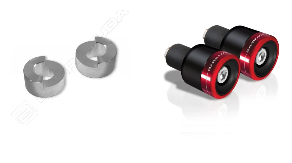 BARRACUDA CONTRAPPESI UNIVERSALI B LUX ROSSO ADATTATORE HONDA INTEGRA 750 - Immagine 1 di 1