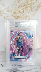 2018-19 Panini Spectra Kevin Durant SSP /25 Neon Pink Refractor BGS 9 Mint!  - Bild 1 von 2