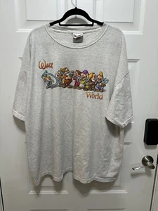Camicia grigia vintage Walt Disney World Biancaneve e i sette nani 3X (AA) - Foto 1 di 5