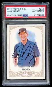 Hank Haney #245 signed autograph auto 2012 Topps Allen & Ginter Card PSA Slabbed - Picture 1 of 1