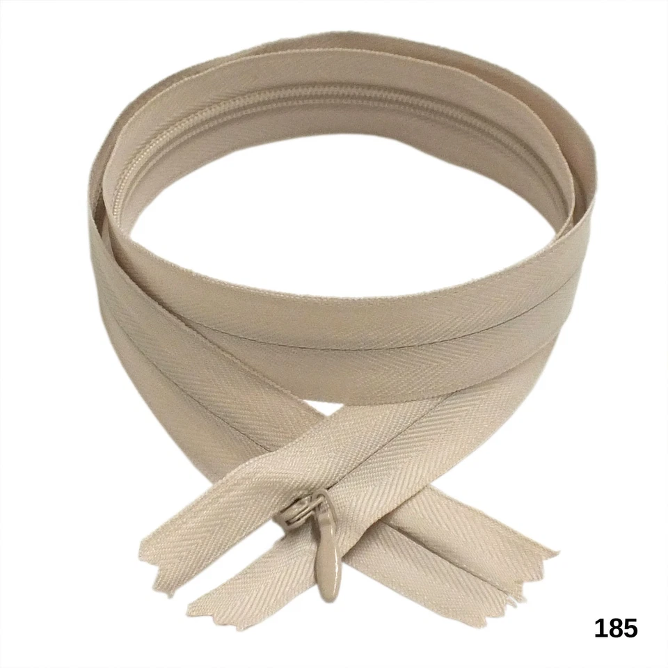 60 High Quality Invisible Zippers Top Open Bottom Closed 24", BKC, Color 010-384 - Image 1 of 1