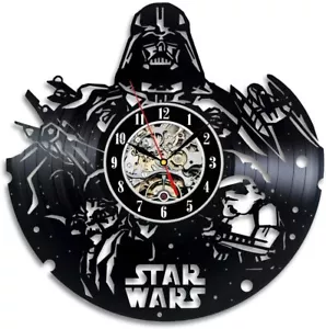 Darth Vader Star Wars Art Design Vinyl Record Wall Clock Unique Wall Decor - Picture 1 of 3
