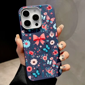 Süße Blume für iPhone 16 15 Pro Max 14 13 12 11 Stoßfest Magnet Hülle Cover - Bild 1 von 21