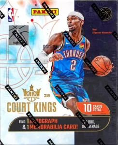 2024-25 PANINI COURT KINGS NBA BASKETBALL FACTORY SEALED HOBBY BOX NEW FASC HAND - Picture 1 of 4
