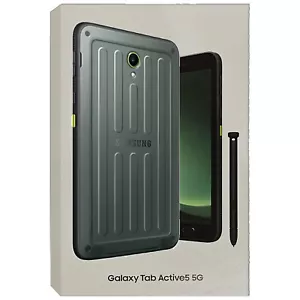 Samsung Galaxy Tab Active 5 5G Entr Ed Green 128GB + 6GB Single-SIM Unlocked NEW - Picture 1 of 1