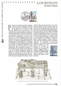 Document Philatélique 1er Jour : 12 2002 - Locronan Finistère - Imagen 1 de 1