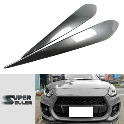 2023 Fits Suzuki Swift 3rd Hatchback Headlight Eyelid Eyebrow Trim Painted #ZNC - Image 1 of 4