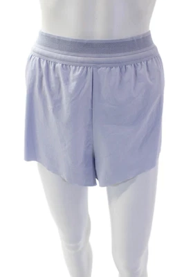 Pantalones cortos activos Nike para mujer cintura alta plisados espalda lila talla M Foto 1 de 4