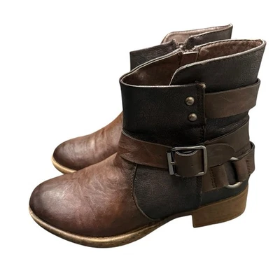 Botines de moto Patrizia by Spring Step marrón para mujer talla 36 (US 6) piel sintética Foto 1 de 4