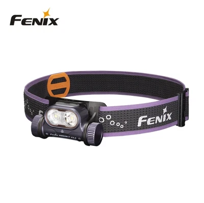 Fenix HM65R-T V2.0 purple USB-C Charging 1600 Lumens LED Head Torch Headlight - Image 1 of 4