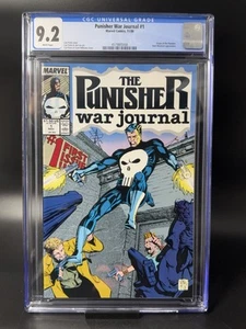 PUNISHER WAR JOURNAL 1 CGC 9.2 WHITE PAGES Direct MARVEL COMIC 1988 - Picture 1 of 4
