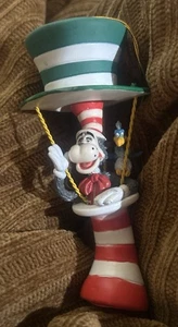 Dr Seuss Cat In The Hat Balloon 1997 Enesco Christmas Ornament VG - Picture 1 of 1