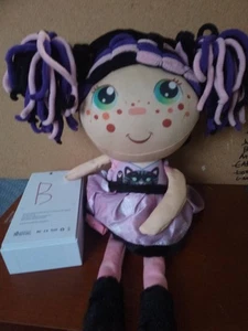 Flip Zee Girl Zuri Cat 2 in 1 Reversible Plush Doll Black/Pink Kitty Flip Zee - Picture 1 of 1