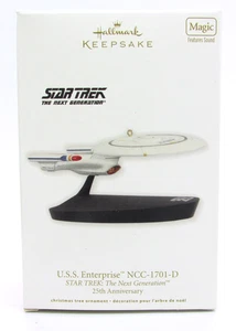 2012 Hallmark Keepsake USS Enterprise NCC-1701-D TNG 25th Anniversary OB LN - Bild 1 von 9