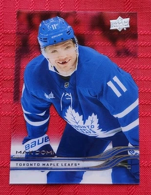 2025-26 PLATAFORMA SUPERIOR SERIE 1 🔥 #167 MAX DOMI CORTE TRANSPARENTE INSERTO PARALELO - HOJAS  Foto 1 de 2