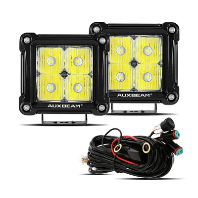 AUXBEAM para Toyota 4Runner Tacoma RAV4 3" LED luces antiniebla luces de conducción de trabajo Foto 1 de 4