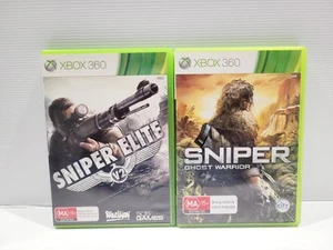 Sniper Ghost Warrior + Sniper Elite V2 XBOX 360 MA15+ PAL R4 Microsoft Tested - Picture 1 of 7
