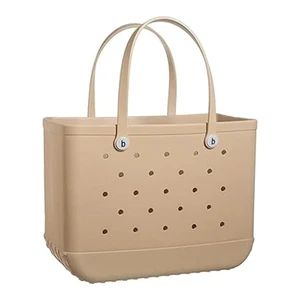 Ydxjxhuc Rubber Beach Tote Bag, Nude, Large - Picture 1 of 2
