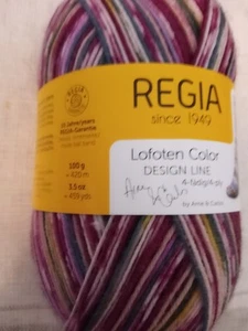 Regia Lofoten Color Design Line 4Ply Knitting Sock Yarn #3882 75%Wool 25%Poly - Picture 1 of 5