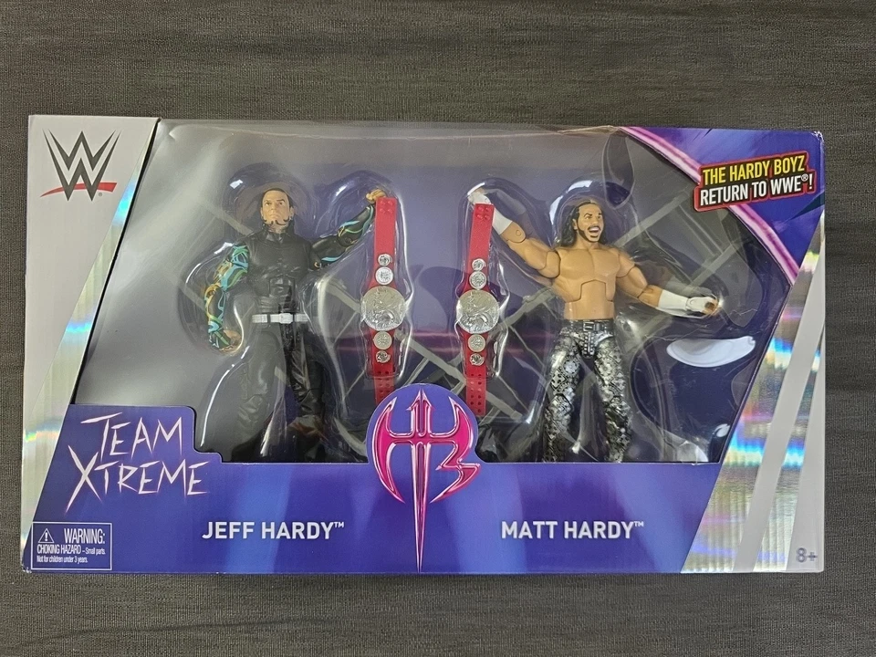 WWE Mattel Elite Collection Team Xtreme Jeff Matt Hardy Boyz Hardyz 2-Pack - Image 1 of 4