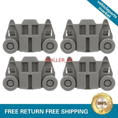 Kit rack inferior 4 peças rodas para máquina de lavar louça W10195416V W10195416 para Whirlpool Kenmore - Imagem 1 de 4