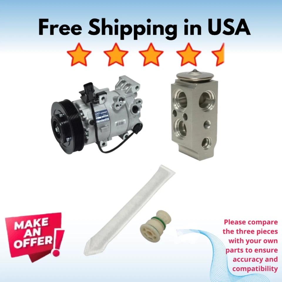 Kit Compressor A/C Fit Kia Soul 2018-2019 - Image 1 of 1
