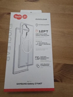 Tech21 EvoClear Case SAMSUNG Galaxy Z Fold7 7 Fold Tech 21  - Image 1 of 2