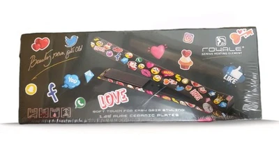 ROYALE Genius EMOJI 1.25" PLACA CERÁMICA PLANCHA PLANCHA PLANCHA PLANCHA PLANCHA SELLADO NUEVO EN CAJA Foto 1 de 4