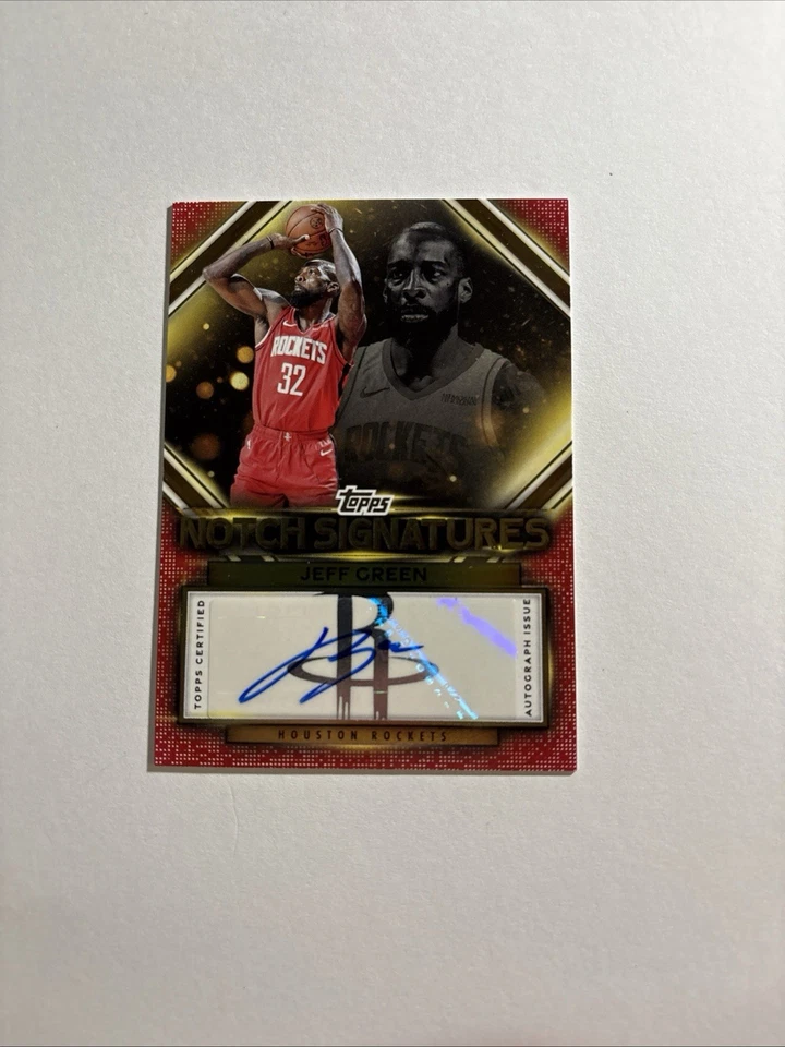 Jeff Green 2025-26 Topps Topps Notch Signatures automático #TNS-JG Houston Rockets Foto 1 de 1
