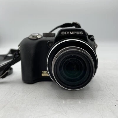 Olympus SP Series SP-560 UZ 8.0MP Digital Camera - Black For Parts MW2F4 - Image 1 of 4