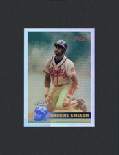 Marquis Grissom 1996 Topps Chrome REFRACTOR #117 - Braves - SUPER RARE Gem Mint