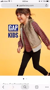 GAP Kids Faux-Fur Sweater - Picture 1 of 9