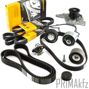 CONTI Zahnriemensatz + Keilrippenriemen Rollen Wapu Thermostat für Audi 2.5 TDI - Bild 1 von 3
