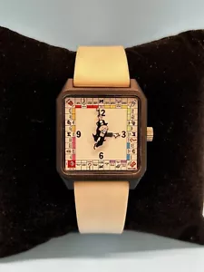 RARE Parker Brothers MONOPOLY Rich Uncle Pennybags Molded Hands Kids Watch - Picture 1 of 6