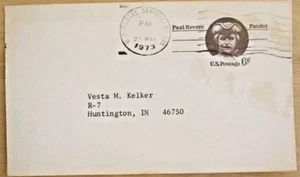 1973 USA Preprinted Postage Postcard,set of 2, - Paul Revere 6c..(#180) - Picture 1 of 2