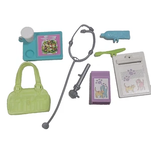 Barbie Hospital Veterinary Pet Nurse Accessory Lot - Picture 1 of 3