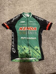 Verge Cycling Jersey Womens Medium Kendra Rudy Project Gear Grinder Green