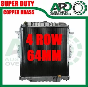 4 Row Copper Brass Radiator For Toyota Landcruiser FZJ75 FZJ75 70 Series 99-06 - Picture 1 of 7